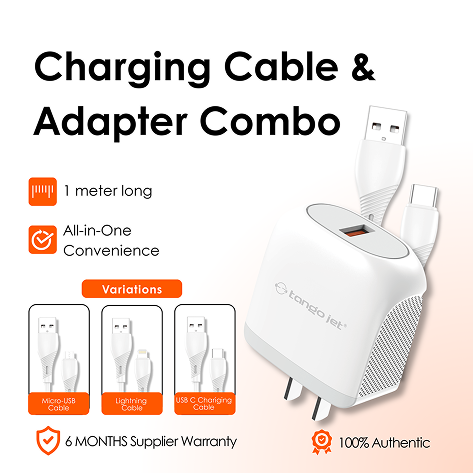 Charging Cable & Adapter Combo